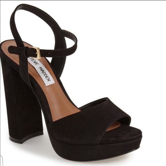 Steve Madden Shoes - STEVE MADDEN NEW Kierra Platform Black Heels -7.5